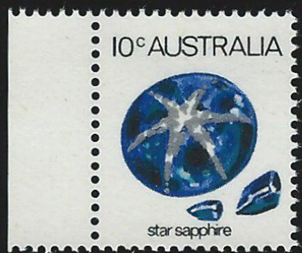 1974 10c Star Sapphire variety printed on the ... Image 1++