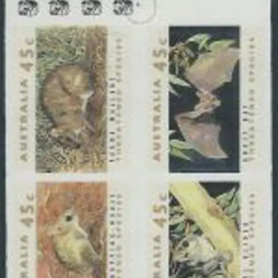 1992 $4.50 Threatened Species 4K booklet reprint ...