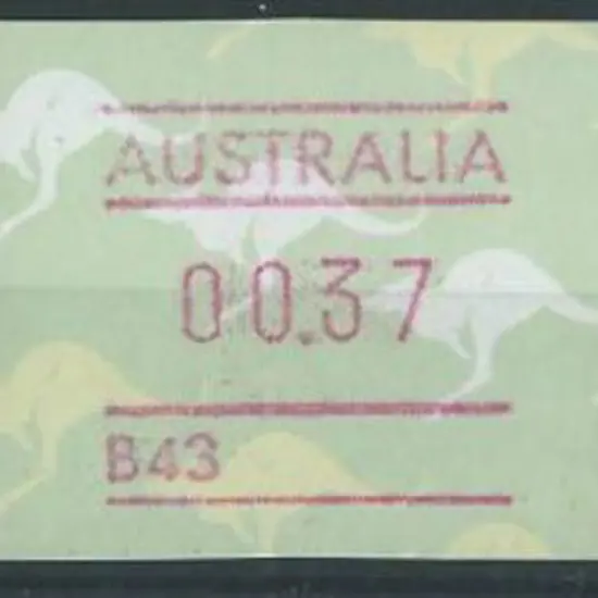 1988 1c, 37c & 39c with B43 cliché for Melbourne ...