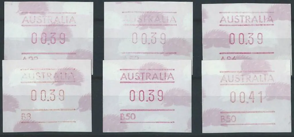 1988 39c late use of Echidna paper for cliché ... Image 1++