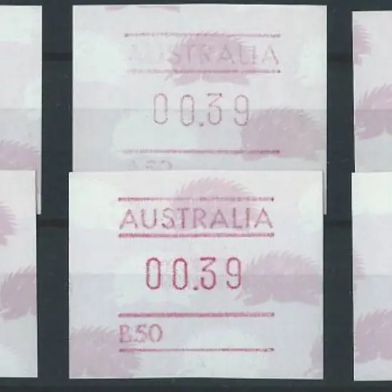 1988 39c late use of Echidna paper for cliché ...