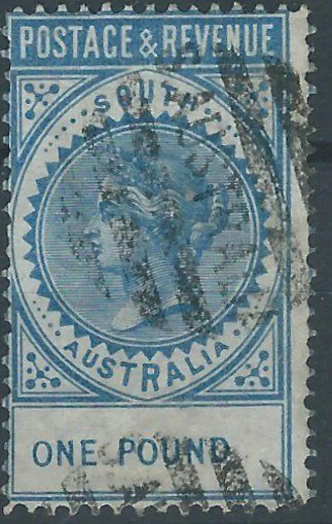1886 £1 blue, perf. 11½ x 12½. F/U. SG 199a Cat. ... Image 1++