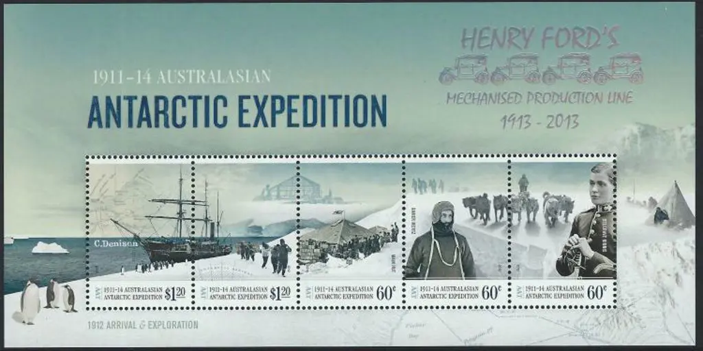 2012 Antarctic Expedition M/S ovptd "HENRY FORD'S ... Image 1++