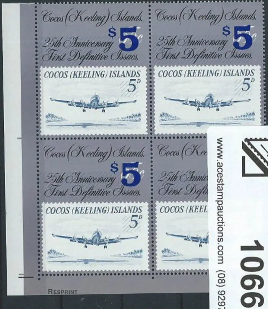 1990 $5 on 65c ovptd Constellation bottom left ... Image 1++