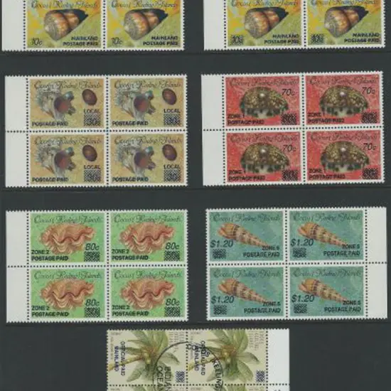 1990/91 Locals & Postage Paid ovpts incl OFFICIAL ...