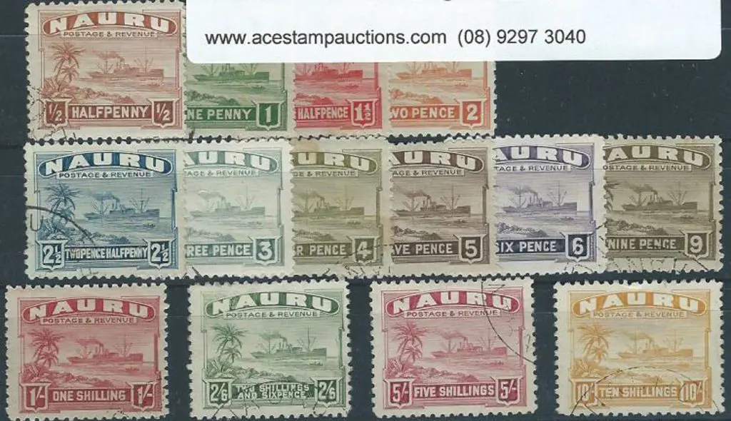1924/48 Ships to 10/-. F/U or CTO with most on ... Image 1++