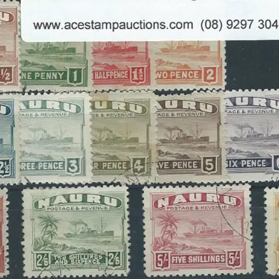 1924/48 Ships to 10/-. F/U or CTO with most on ...