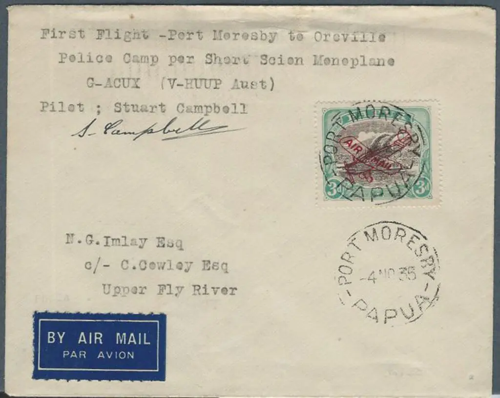 1935 (5th Nov) Port Moresby - Oroville Police Camp ... Image 1++