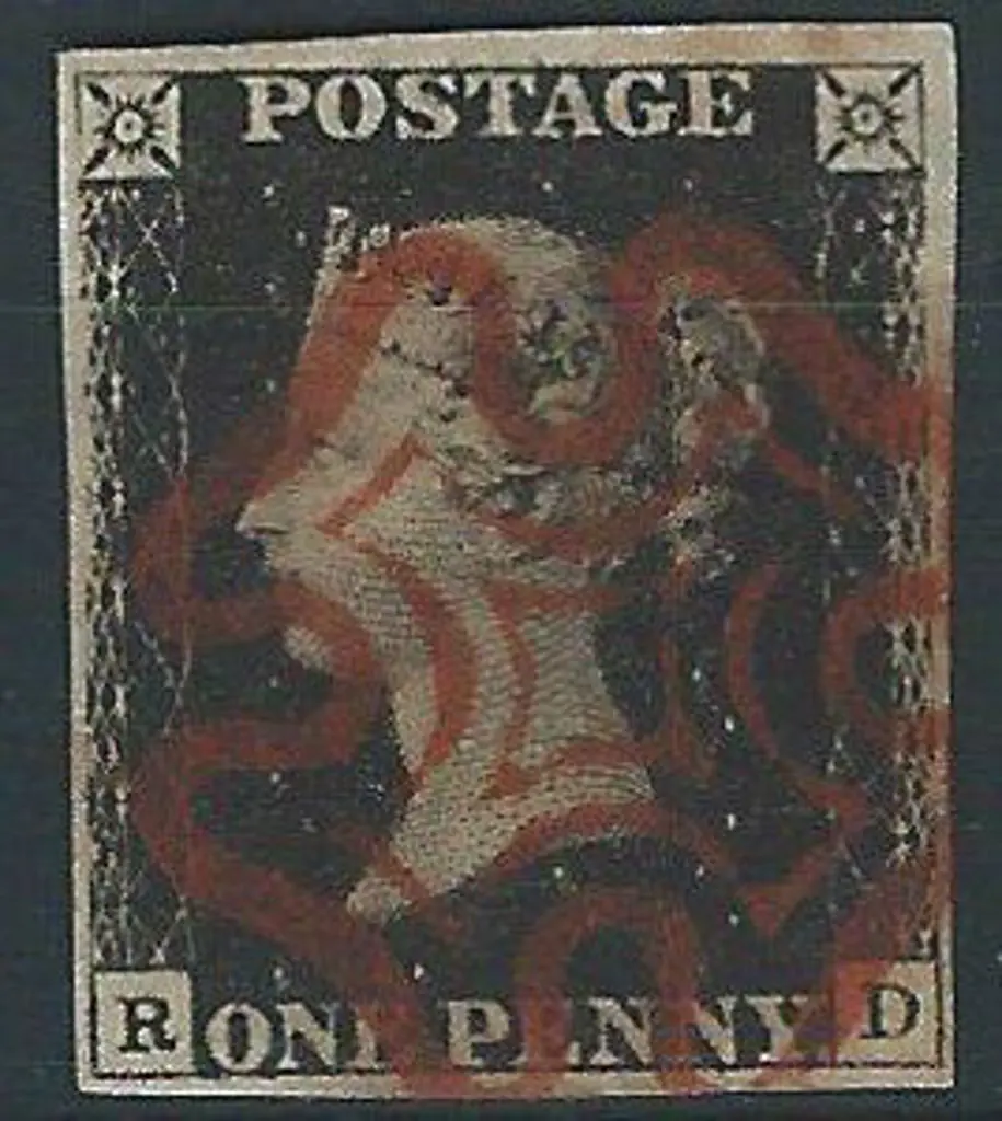 1840 1d intense black attractively fine used by ... Image 1++