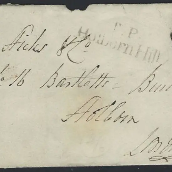 1840 1d black on cover tied by bold black Maltese ...