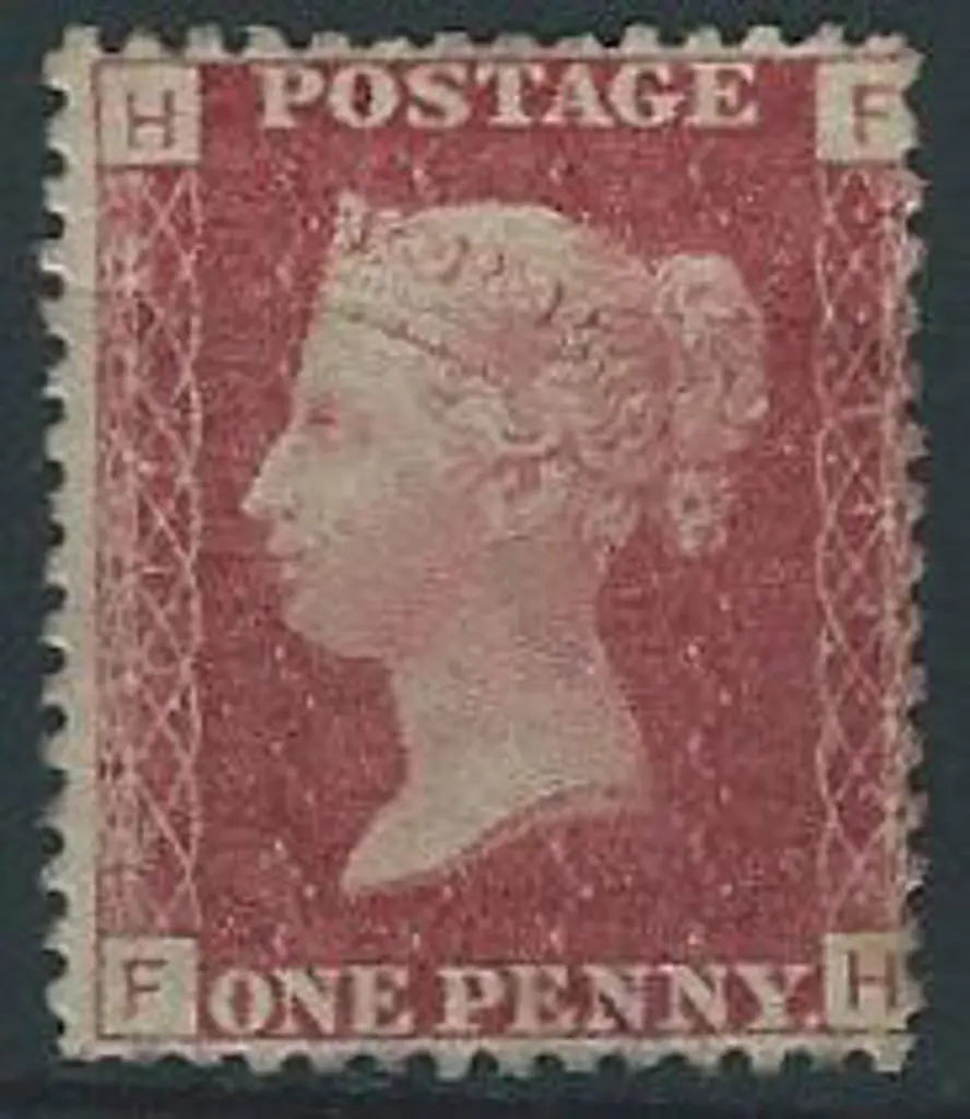 1864 1d rose-red QV, pl. 111, MLH. Centred right ... Image 1++