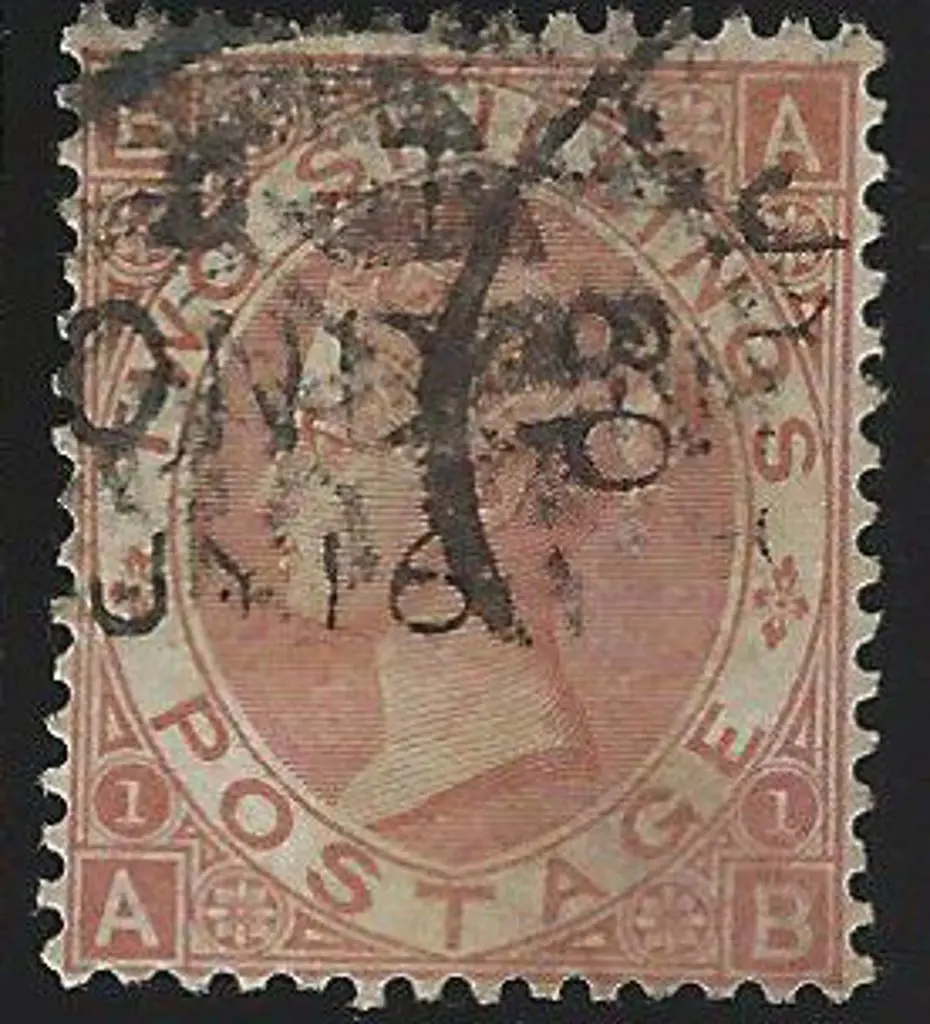 1880 2/- brown QV. Sound used with a much better ... Image 1++