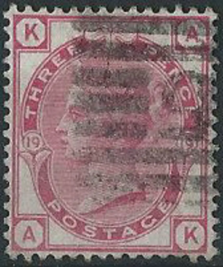 1873 3d rose, pl. 19 with inverted wmk. Well ... Image 1++