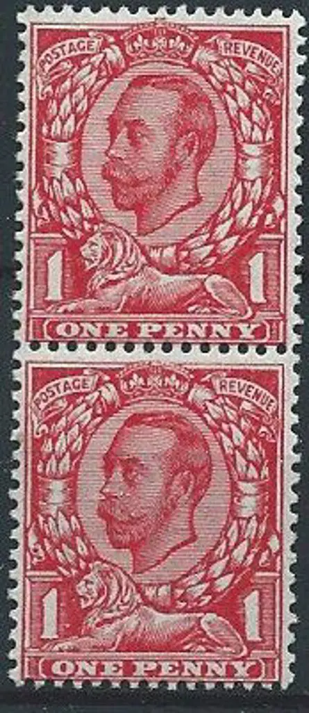 1912 1d bright scarlet with Imperial Crown wmk in ... Image 1++