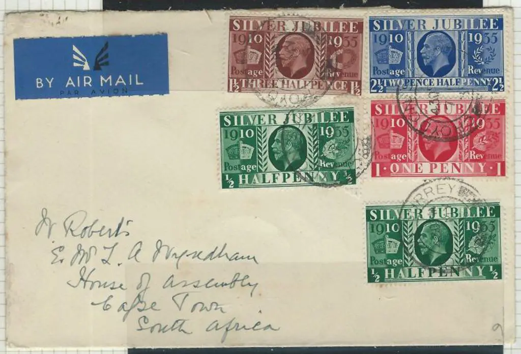1935 (7th May) Silver Jubilee FDC with set plus ... Image 1++
