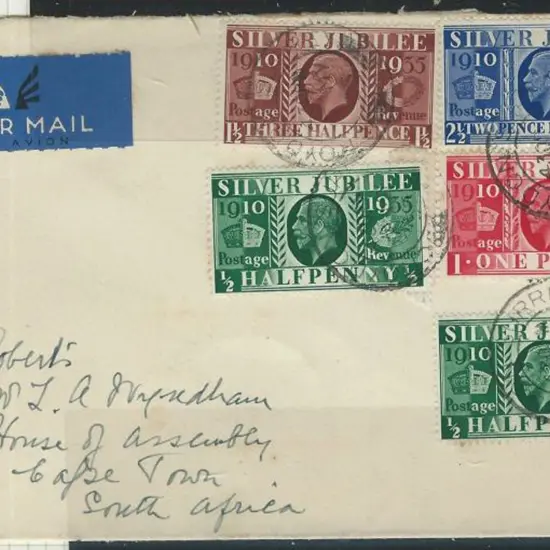 1935 (7th May) Silver Jubilee FDC with set plus ...