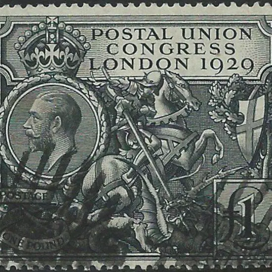 1929 £1 P.U.C. Sound used but heavy lattice ...