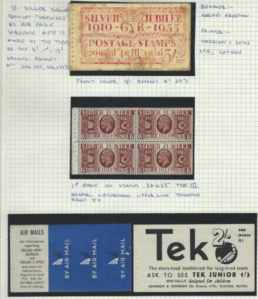 1935 Silver Jubilee booklet study comprising ... Image 1++