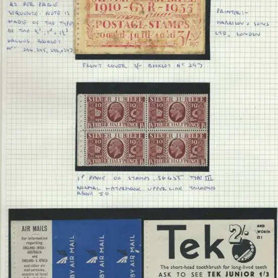 1935 Silver Jubilee booklet study comprising ...