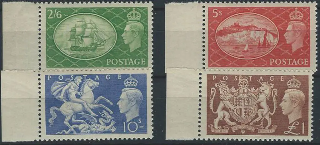 1951 Festival of Britain high vals. MUH marginal ... Image 1++