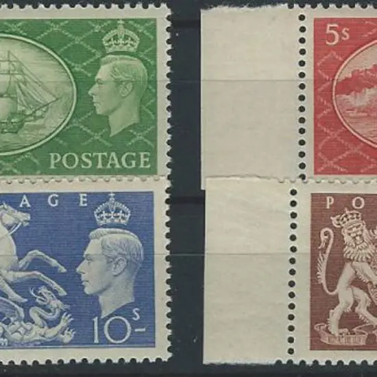 1951 Festival of Britain high vals. MUH marginal ...