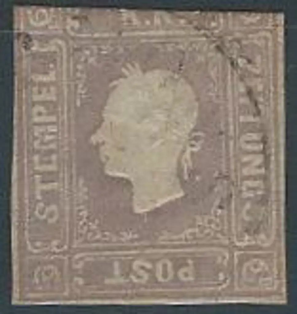 Austria 1858 Newspaper Stamp, pale lilac, with 3 ... Image 1++