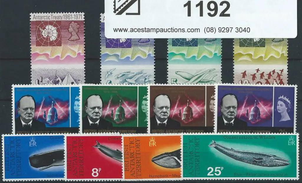 BAT 1966 Churchill, 1971 Treaty & 1974 Whales ... Image 1++