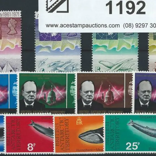 BAT 1966 Churchill, 1971 Treaty & 1974 Whales ...