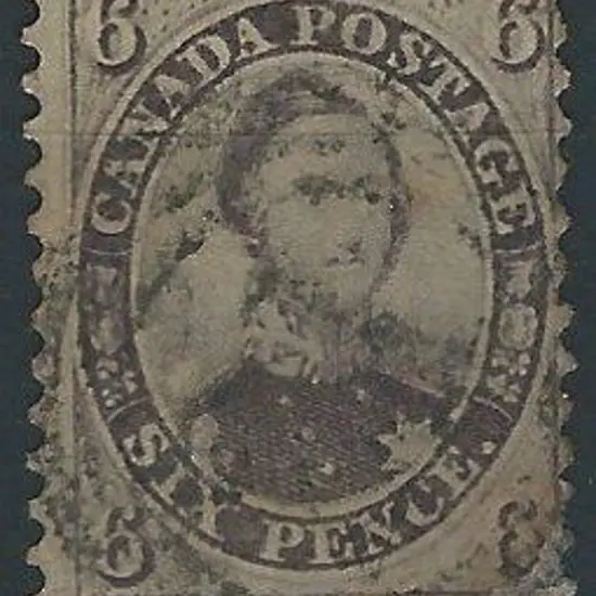 Canada 1858/59 6d brownish grey, perf. 11¾, used ...