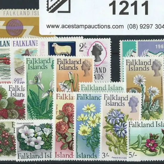 Falkland Is. 1964 Air Service, 1965 ITU, 1965 ICY ...
