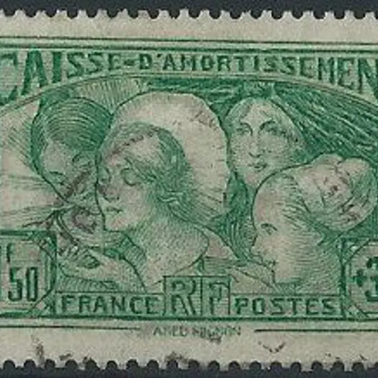 France 1931 1f50 + 3f50 green Sinking Fund ...