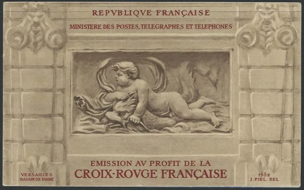 France 1952 Red Cross booklet. Very fine. SG XSB2 ... Image 1++