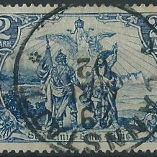 Germany 1902 2mk Gothic Script, type I. F/U. SG ...