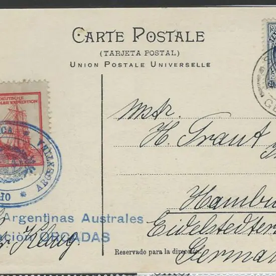 Germany 1913 German Antarctic Expedition ppc with ...