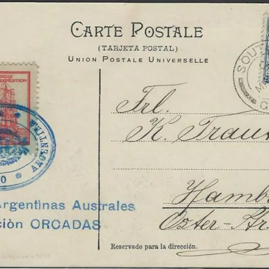 Germany 1913 German Antarctic Expedition ppc with ...