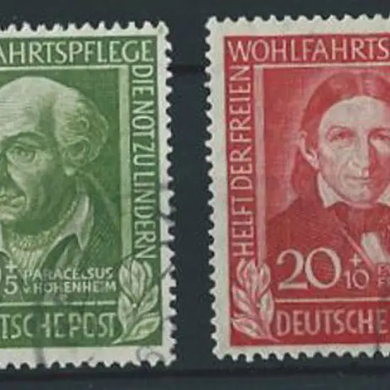 Germany-West 1949 Relief Fund set of 4. F/U. SG ...