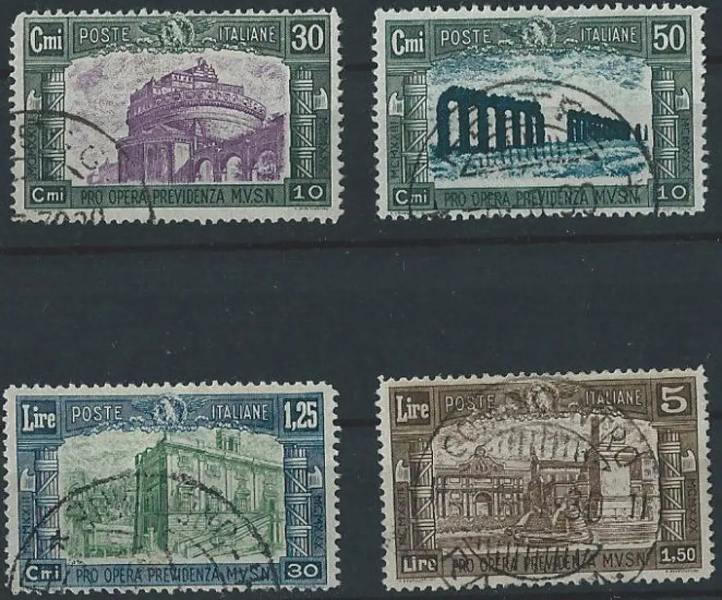 Italy 1930 Third National Defence Issue, postally ... Image 1++