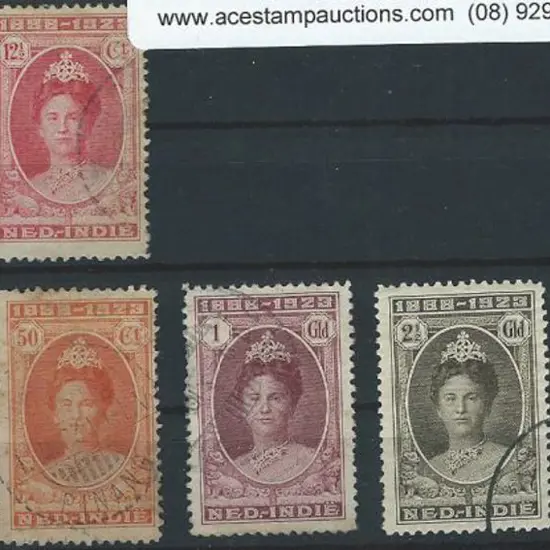 Netherlands Indies 1923 Silver Jubilee set of 7 ...