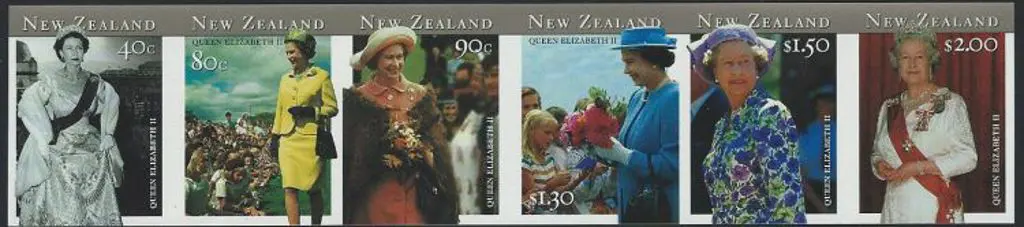 New Zealand 2001 QEII's 75th B'day imperforate ... Image 1++