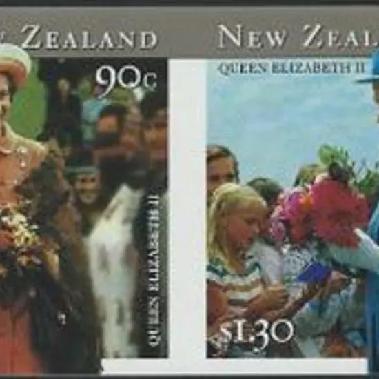 New Zealand 2001 QEII's 75th B'day imperforate ...
