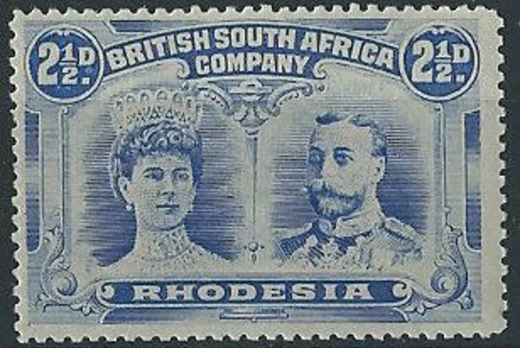 Rhodesia 1910/13 2½d ultramarine, perf. 15. Fresh ... Image 1++