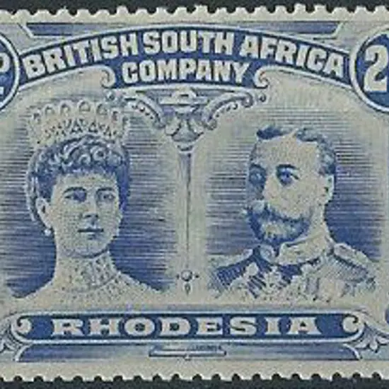 Rhodesia 1910/13 2½d ultramarine, perf. 15. Fresh ...