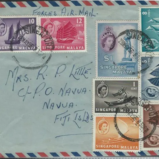 Singapore 1956 (28th May) Forces Air Mail ...