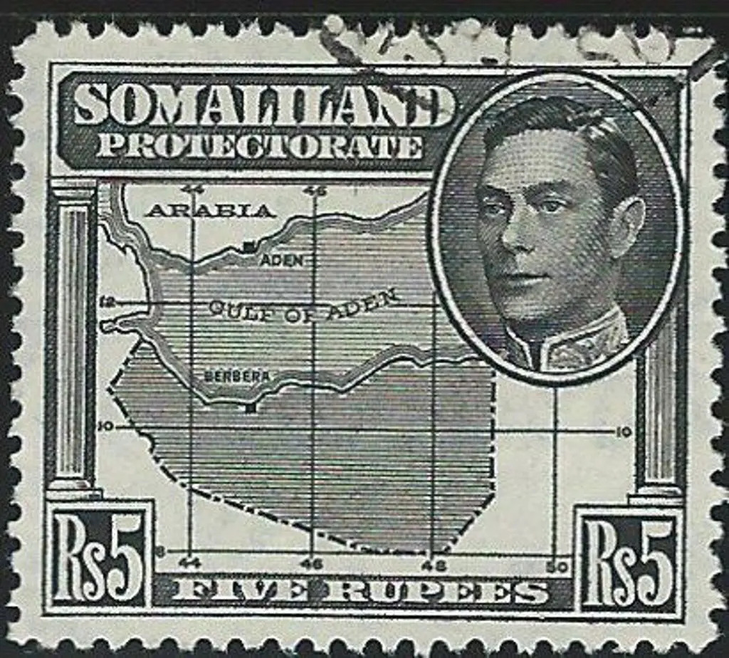 Somaliland 1938 KGVI Defins set of 12 to 5r very ... Image 1++
