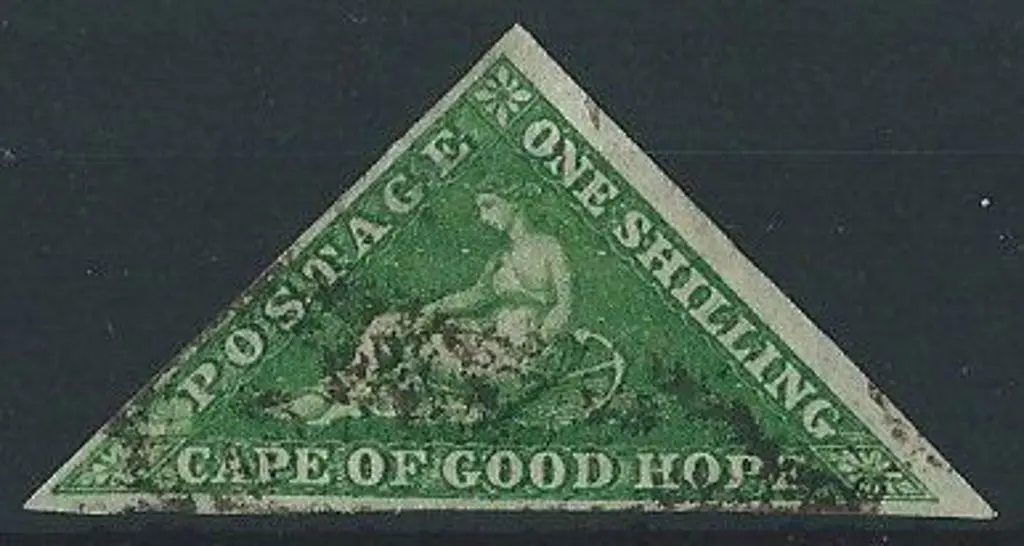 South Africa-Cape of Good Hope 1855/63 1/- bright ... Image 1++