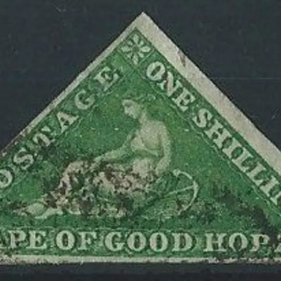 South Africa-Cape of Good Hope 1855/63 1/- bright ...