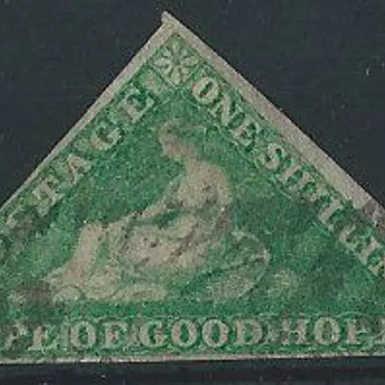 South Africa-Cape of Good Hope 1863/64 1/- bright ...