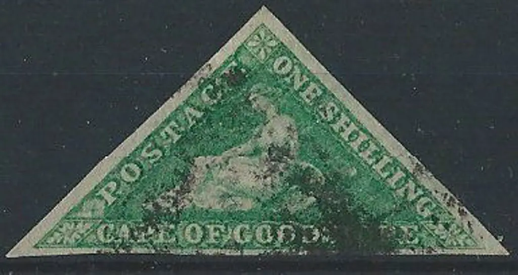 South Africa-Cape of Good Hope 1863/64 1/- bright ... Image 1++