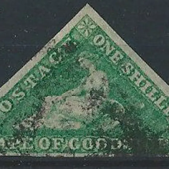 South Africa-Cape of Good Hope 1863/64 1/- bright ...