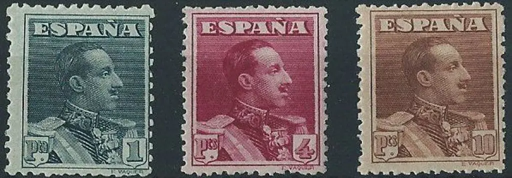 Spain 1922 1p MLH plus 4p & 10p MUH well centred. ... Image 1++